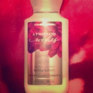 A thousand wishes she's butter lotion